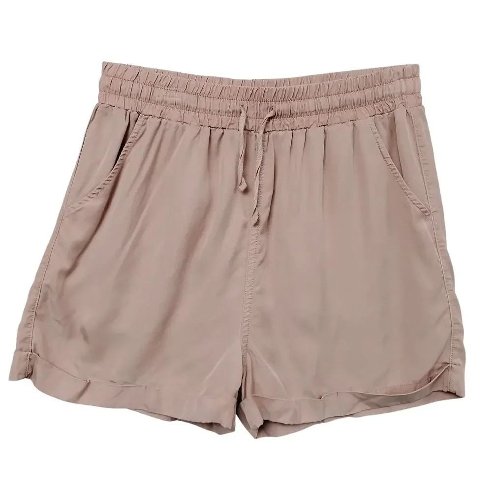 Universal Threads Shorts Size XS Dusty Rose Elastic Waist Drawstring and Pockets
